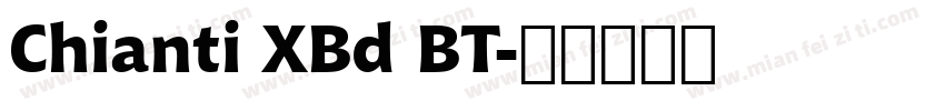 Chianti XBd BT字体转换